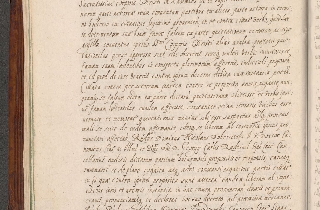 Zdjęcie nr 67 dla obiektu archiwalnego: Acta actorum, obligationum, erectionum, decretorum, rovisionum, instutionum, confirmationum caeterarumque causarum et negotiorum ad forum spirituale pertinentium coram R. D. Georgio S. R. E. Cardinali presbytero Radziwiłł nuncupato, perpetuo administratore episcopatus Cracoviensis et Ducatus Severiensis, duce in Olika et Nieśież, Sacrique Romani Imperii principe ab anno 1597 ad annum 1600 diem 12 Februarii inclusive, etiam sub ansentia eius Cracoviae acticatorum.