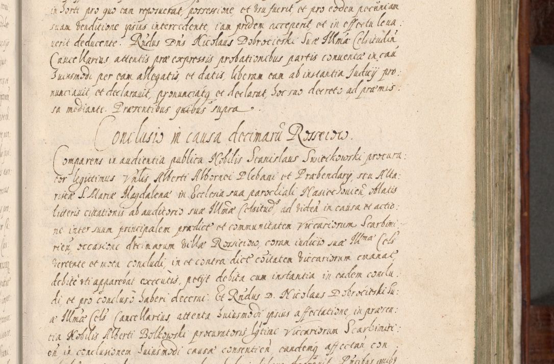 Zdjęcie nr 68 dla obiektu archiwalnego: Acta actorum, obligationum, erectionum, decretorum, rovisionum, instutionum, confirmationum caeterarumque causarum et negotiorum ad forum spirituale pertinentium coram R. D. Georgio S. R. E. Cardinali presbytero Radziwiłł nuncupato, perpetuo administratore episcopatus Cracoviensis et Ducatus Severiensis, duce in Olika et Nieśież, Sacrique Romani Imperii principe ab anno 1597 ad annum 1600 diem 12 Februarii inclusive, etiam sub ansentia eius Cracoviae acticatorum.