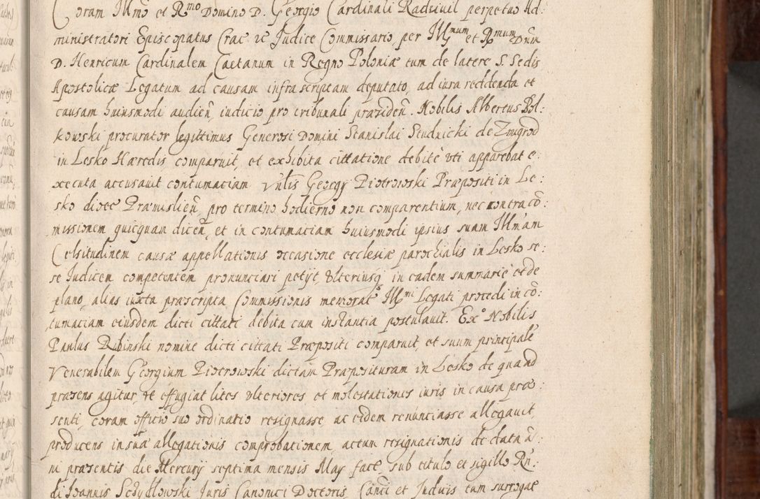 Zdjęcie nr 66 dla obiektu archiwalnego: Acta actorum, obligationum, erectionum, decretorum, rovisionum, instutionum, confirmationum caeterarumque causarum et negotiorum ad forum spirituale pertinentium coram R. D. Georgio S. R. E. Cardinali presbytero Radziwiłł nuncupato, perpetuo administratore episcopatus Cracoviensis et Ducatus Severiensis, duce in Olika et Nieśież, Sacrique Romani Imperii principe ab anno 1597 ad annum 1600 diem 12 Februarii inclusive, etiam sub ansentia eius Cracoviae acticatorum.