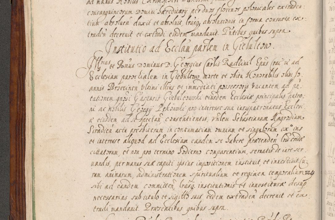 Zdjęcie nr 61 dla obiektu archiwalnego: Acta actorum, obligationum, erectionum, decretorum, rovisionum, instutionum, confirmationum caeterarumque causarum et negotiorum ad forum spirituale pertinentium coram R. D. Georgio S. R. E. Cardinali presbytero Radziwiłł nuncupato, perpetuo administratore episcopatus Cracoviensis et Ducatus Severiensis, duce in Olika et Nieśież, Sacrique Romani Imperii principe ab anno 1597 ad annum 1600 diem 12 Februarii inclusive, etiam sub ansentia eius Cracoviae acticatorum.