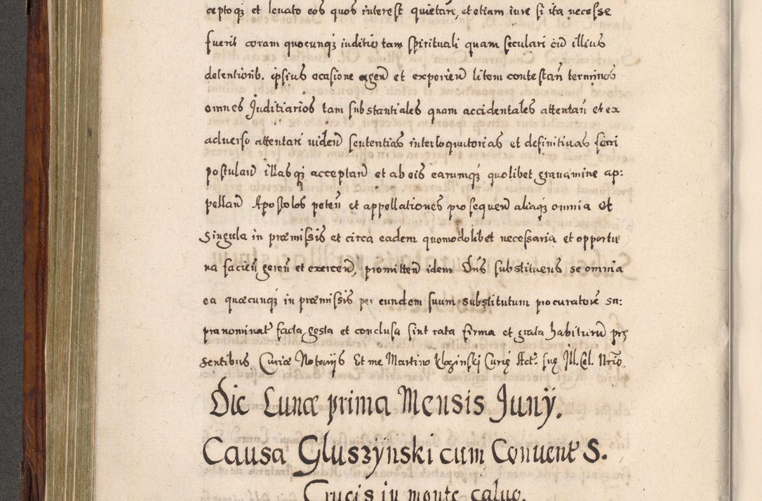 Zdjęcie nr 389 dla obiektu archiwalnego: Acta actorum, obligationum, erectionum, decretorum, rovisionum, instutionum, confirmationum caeterarumque causarum et negotiorum ad forum spirituale pertinentium coram R. D. Georgio S. R. E. Cardinali presbytero Radziwiłł nuncupato, perpetuo administratore episcopatus Cracoviensis et Ducatus Severiensis, duce in Olika et Nieśież, Sacrique Romani Imperii principe ab anno 1597 ad annum 1600 diem 12 Februarii inclusive, etiam sub ansentia eius Cracoviae acticatorum.