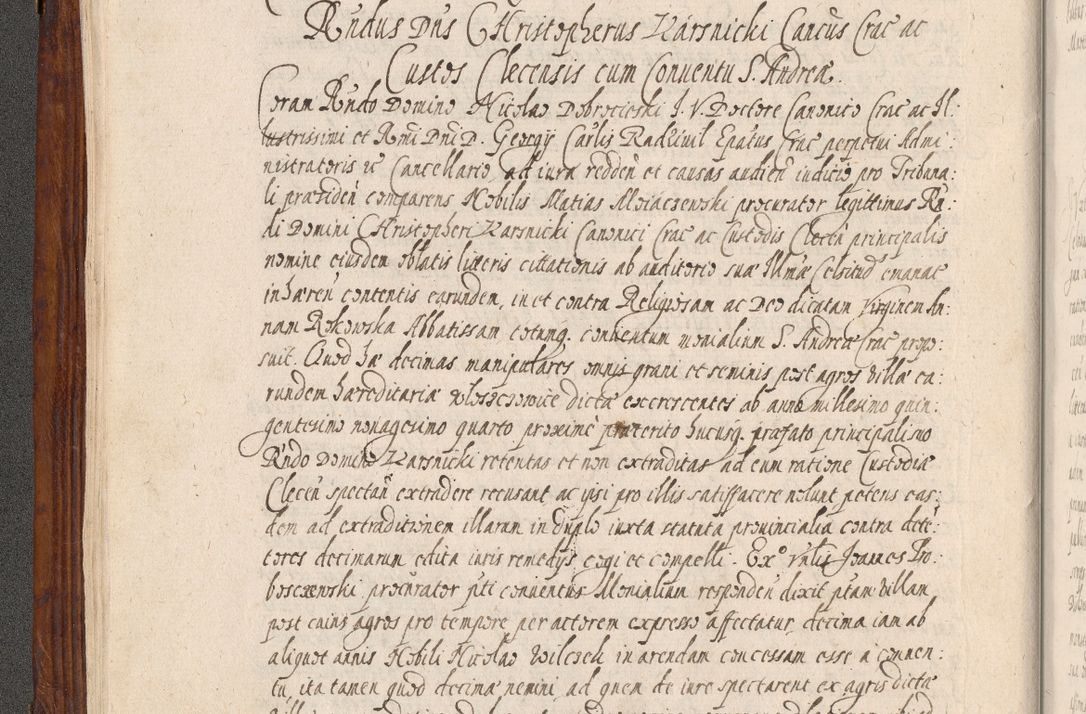 Zdjęcie nr 53 dla obiektu archiwalnego: Acta actorum, obligationum, erectionum, decretorum, rovisionum, instutionum, confirmationum caeterarumque causarum et negotiorum ad forum spirituale pertinentium coram R. D. Georgio S. R. E. Cardinali presbytero Radziwiłł nuncupato, perpetuo administratore episcopatus Cracoviensis et Ducatus Severiensis, duce in Olika et Nieśież, Sacrique Romani Imperii principe ab anno 1597 ad annum 1600 diem 12 Februarii inclusive, etiam sub ansentia eius Cracoviae acticatorum.