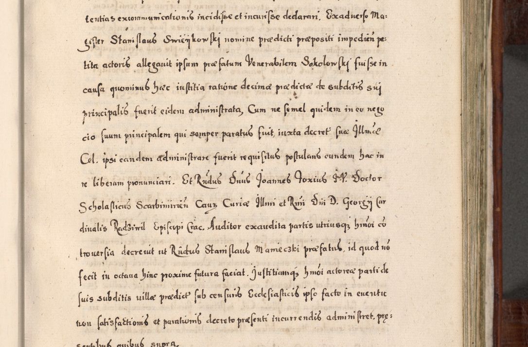 Zdjęcie nr 382 dla obiektu archiwalnego: Acta actorum, obligationum, erectionum, decretorum, rovisionum, instutionum, confirmationum caeterarumque causarum et negotiorum ad forum spirituale pertinentium coram R. D. Georgio S. R. E. Cardinali presbytero Radziwiłł nuncupato, perpetuo administratore episcopatus Cracoviensis et Ducatus Severiensis, duce in Olika et Nieśież, Sacrique Romani Imperii principe ab anno 1597 ad annum 1600 diem 12 Februarii inclusive, etiam sub ansentia eius Cracoviae acticatorum.