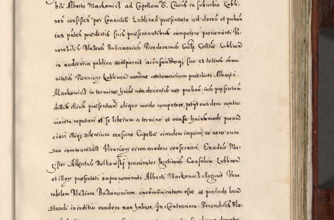 Zdjęcie nr 378 dla obiektu archiwalnego: Acta actorum, obligationum, erectionum, decretorum, rovisionum, instutionum, confirmationum caeterarumque causarum et negotiorum ad forum spirituale pertinentium coram R. D. Georgio S. R. E. Cardinali presbytero Radziwiłł nuncupato, perpetuo administratore episcopatus Cracoviensis et Ducatus Severiensis, duce in Olika et Nieśież, Sacrique Romani Imperii principe ab anno 1597 ad annum 1600 diem 12 Februarii inclusive, etiam sub ansentia eius Cracoviae acticatorum.