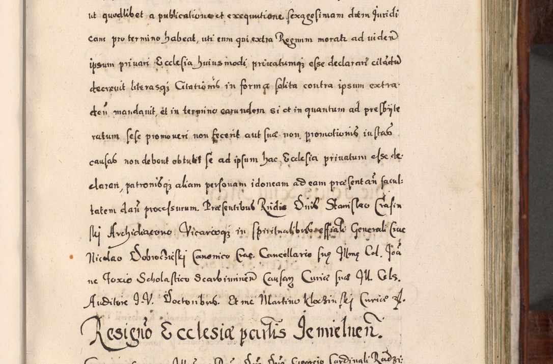 Zdjęcie nr 368 dla obiektu archiwalnego: Acta actorum, obligationum, erectionum, decretorum, rovisionum, instutionum, confirmationum caeterarumque causarum et negotiorum ad forum spirituale pertinentium coram R. D. Georgio S. R. E. Cardinali presbytero Radziwiłł nuncupato, perpetuo administratore episcopatus Cracoviensis et Ducatus Severiensis, duce in Olika et Nieśież, Sacrique Romani Imperii principe ab anno 1597 ad annum 1600 diem 12 Februarii inclusive, etiam sub ansentia eius Cracoviae acticatorum.