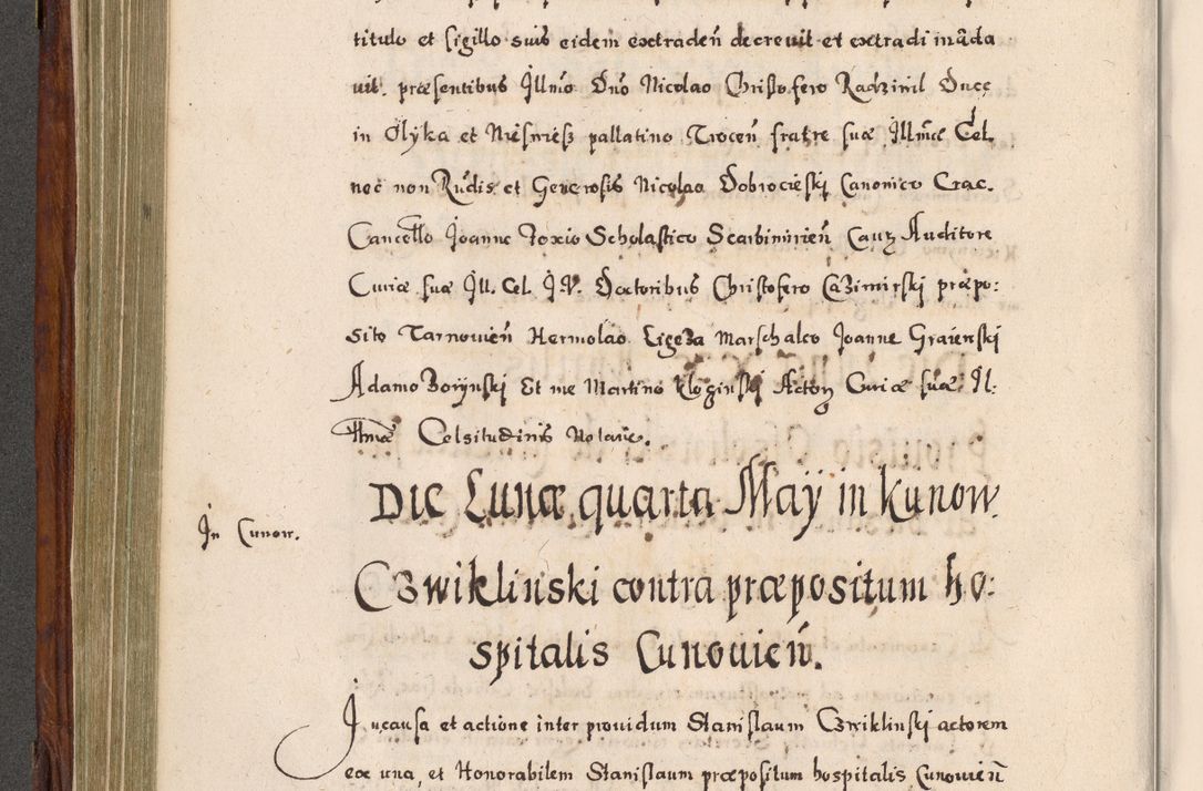 Zdjęcie nr 365 dla obiektu archiwalnego: Acta actorum, obligationum, erectionum, decretorum, rovisionum, instutionum, confirmationum caeterarumque causarum et negotiorum ad forum spirituale pertinentium coram R. D. Georgio S. R. E. Cardinali presbytero Radziwiłł nuncupato, perpetuo administratore episcopatus Cracoviensis et Ducatus Severiensis, duce in Olika et Nieśież, Sacrique Romani Imperii principe ab anno 1597 ad annum 1600 diem 12 Februarii inclusive, etiam sub ansentia eius Cracoviae acticatorum.