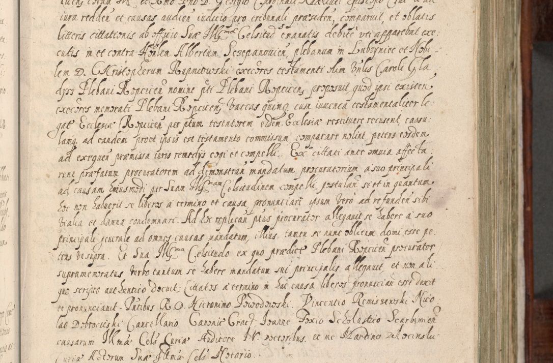 Zdjęcie nr 10 dla obiektu archiwalnego: Acta actorum, obligationum, erectionum, decretorum, rovisionum, instutionum, confirmationum caeterarumque causarum et negotiorum ad forum spirituale pertinentium coram R. D. Georgio S. R. E. Cardinali presbytero Radziwiłł nuncupato, perpetuo administratore episcopatus Cracoviensis et Ducatus Severiensis, duce in Olika et Nieśież, Sacrique Romani Imperii principe ab anno 1597 ad annum 1600 diem 12 Februarii inclusive, etiam sub ansentia eius Cracoviae acticatorum.