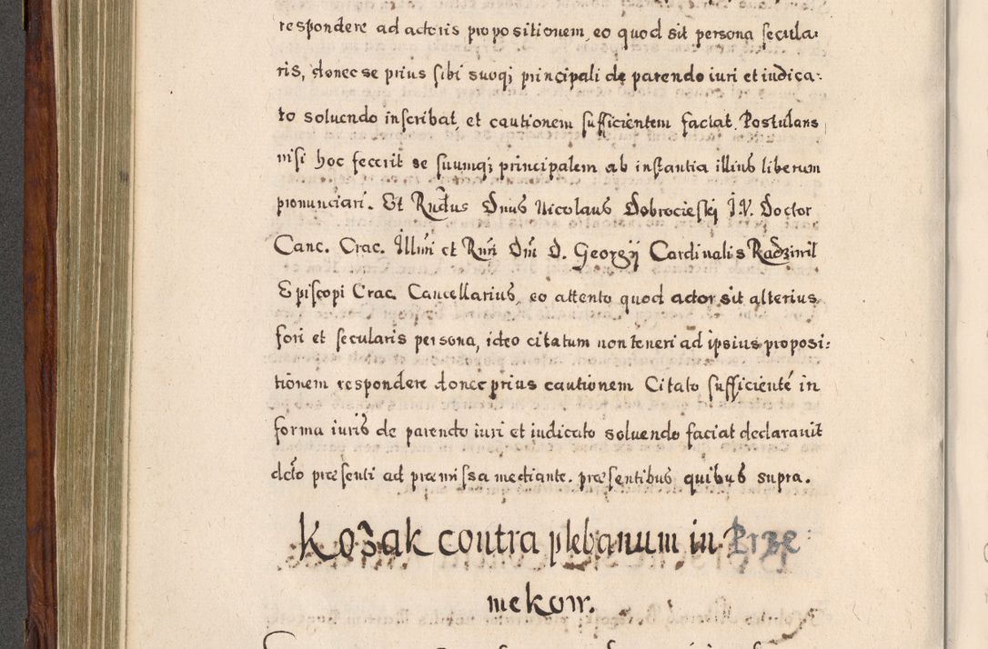 Zdjęcie nr 333 dla obiektu archiwalnego: Acta actorum, obligationum, erectionum, decretorum, rovisionum, instutionum, confirmationum caeterarumque causarum et negotiorum ad forum spirituale pertinentium coram R. D. Georgio S. R. E. Cardinali presbytero Radziwiłł nuncupato, perpetuo administratore episcopatus Cracoviensis et Ducatus Severiensis, duce in Olika et Nieśież, Sacrique Romani Imperii principe ab anno 1597 ad annum 1600 diem 12 Februarii inclusive, etiam sub ansentia eius Cracoviae acticatorum.