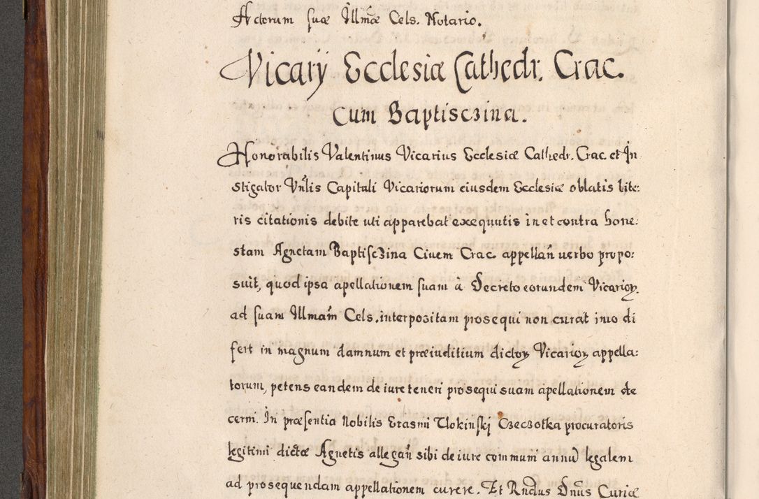 Zdjęcie nr 323 dla obiektu archiwalnego: Acta actorum, obligationum, erectionum, decretorum, rovisionum, instutionum, confirmationum caeterarumque causarum et negotiorum ad forum spirituale pertinentium coram R. D. Georgio S. R. E. Cardinali presbytero Radziwiłł nuncupato, perpetuo administratore episcopatus Cracoviensis et Ducatus Severiensis, duce in Olika et Nieśież, Sacrique Romani Imperii principe ab anno 1597 ad annum 1600 diem 12 Februarii inclusive, etiam sub ansentia eius Cracoviae acticatorum.