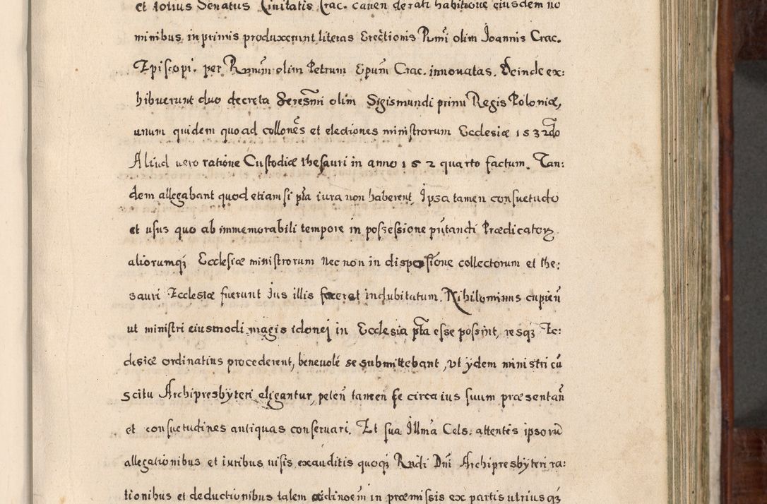 Zdjęcie nr 326 dla obiektu archiwalnego: Acta actorum, obligationum, erectionum, decretorum, rovisionum, instutionum, confirmationum caeterarumque causarum et negotiorum ad forum spirituale pertinentium coram R. D. Georgio S. R. E. Cardinali presbytero Radziwiłł nuncupato, perpetuo administratore episcopatus Cracoviensis et Ducatus Severiensis, duce in Olika et Nieśież, Sacrique Romani Imperii principe ab anno 1597 ad annum 1600 diem 12 Februarii inclusive, etiam sub ansentia eius Cracoviae acticatorum.