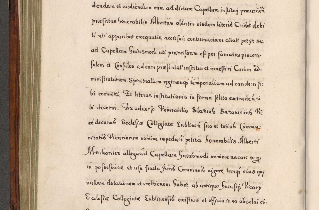 Zdjęcie nr 309 dla obiektu archiwalnego: Acta actorum, obligationum, erectionum, decretorum, rovisionum, instutionum, confirmationum caeterarumque causarum et negotiorum ad forum spirituale pertinentium coram R. D. Georgio S. R. E. Cardinali presbytero Radziwiłł nuncupato, perpetuo administratore episcopatus Cracoviensis et Ducatus Severiensis, duce in Olika et Nieśież, Sacrique Romani Imperii principe ab anno 1597 ad annum 1600 diem 12 Februarii inclusive, etiam sub ansentia eius Cracoviae acticatorum.