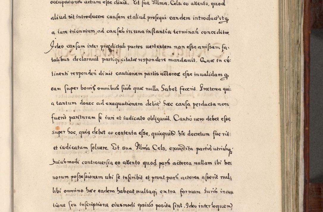 Zdjęcie nr 306 dla obiektu archiwalnego: Acta actorum, obligationum, erectionum, decretorum, rovisionum, instutionum, confirmationum caeterarumque causarum et negotiorum ad forum spirituale pertinentium coram R. D. Georgio S. R. E. Cardinali presbytero Radziwiłł nuncupato, perpetuo administratore episcopatus Cracoviensis et Ducatus Severiensis, duce in Olika et Nieśież, Sacrique Romani Imperii principe ab anno 1597 ad annum 1600 diem 12 Februarii inclusive, etiam sub ansentia eius Cracoviae acticatorum.