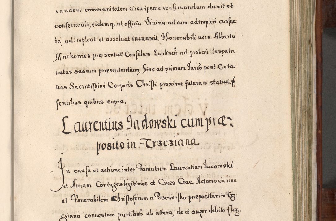 Zdjęcie nr 310 dla obiektu archiwalnego: Acta actorum, obligationum, erectionum, decretorum, rovisionum, instutionum, confirmationum caeterarumque causarum et negotiorum ad forum spirituale pertinentium coram R. D. Georgio S. R. E. Cardinali presbytero Radziwiłł nuncupato, perpetuo administratore episcopatus Cracoviensis et Ducatus Severiensis, duce in Olika et Nieśież, Sacrique Romani Imperii principe ab anno 1597 ad annum 1600 diem 12 Februarii inclusive, etiam sub ansentia eius Cracoviae acticatorum.