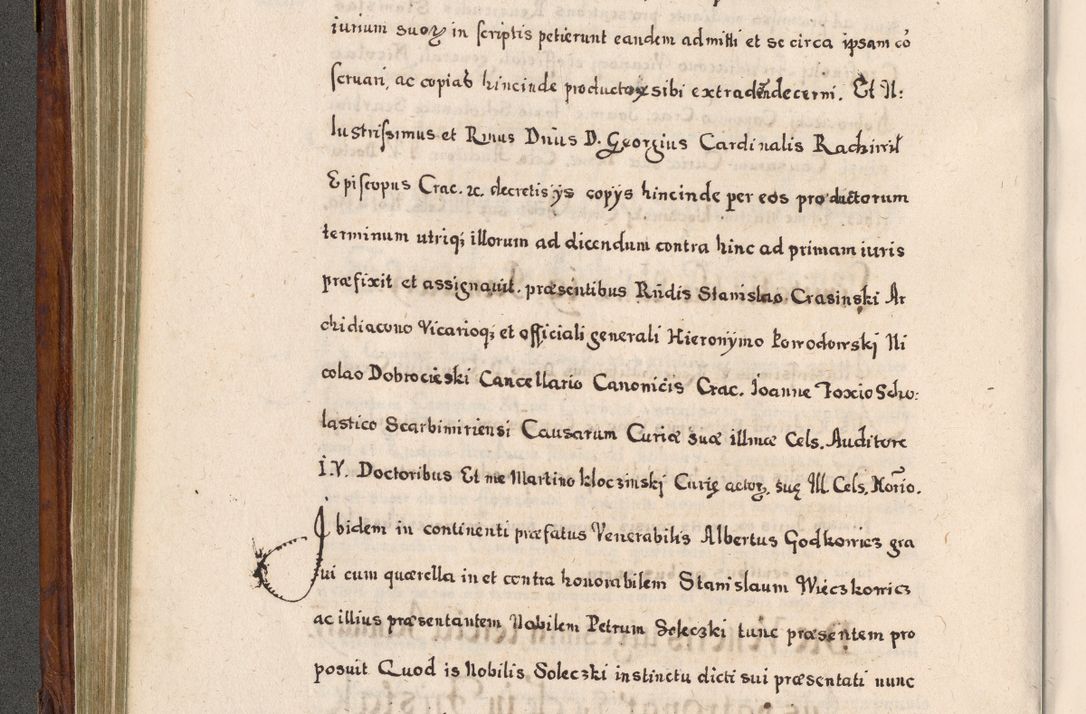 Zdjęcie nr 283 dla obiektu archiwalnego: Acta actorum, obligationum, erectionum, decretorum, rovisionum, instutionum, confirmationum caeterarumque causarum et negotiorum ad forum spirituale pertinentium coram R. D. Georgio S. R. E. Cardinali presbytero Radziwiłł nuncupato, perpetuo administratore episcopatus Cracoviensis et Ducatus Severiensis, duce in Olika et Nieśież, Sacrique Romani Imperii principe ab anno 1597 ad annum 1600 diem 12 Februarii inclusive, etiam sub ansentia eius Cracoviae acticatorum.
