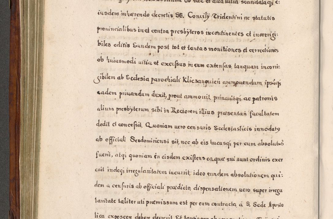 Zdjęcie nr 287 dla obiektu archiwalnego: Acta actorum, obligationum, erectionum, decretorum, rovisionum, instutionum, confirmationum caeterarumque causarum et negotiorum ad forum spirituale pertinentium coram R. D. Georgio S. R. E. Cardinali presbytero Radziwiłł nuncupato, perpetuo administratore episcopatus Cracoviensis et Ducatus Severiensis, duce in Olika et Nieśież, Sacrique Romani Imperii principe ab anno 1597 ad annum 1600 diem 12 Februarii inclusive, etiam sub ansentia eius Cracoviae acticatorum.