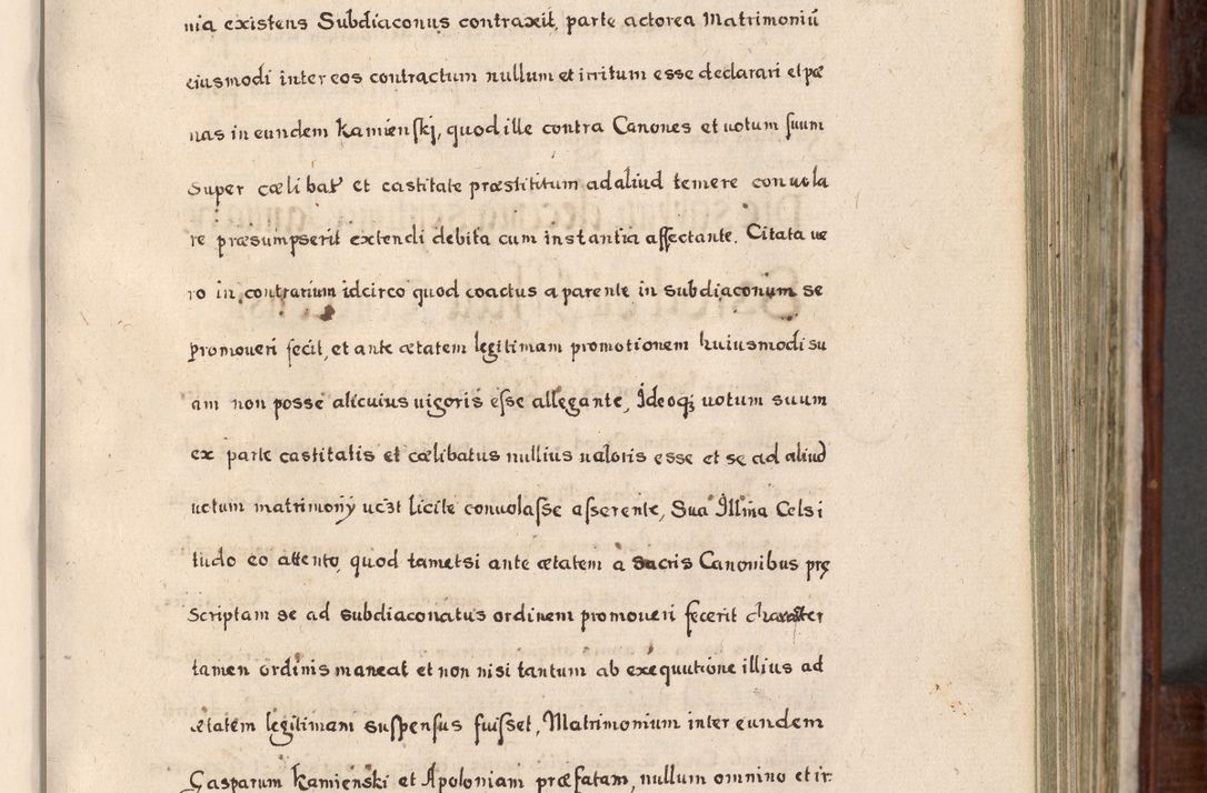 Zdjęcie nr 280 dla obiektu archiwalnego: Acta actorum, obligationum, erectionum, decretorum, rovisionum, instutionum, confirmationum caeterarumque causarum et negotiorum ad forum spirituale pertinentium coram R. D. Georgio S. R. E. Cardinali presbytero Radziwiłł nuncupato, perpetuo administratore episcopatus Cracoviensis et Ducatus Severiensis, duce in Olika et Nieśież, Sacrique Romani Imperii principe ab anno 1597 ad annum 1600 diem 12 Februarii inclusive, etiam sub ansentia eius Cracoviae acticatorum.