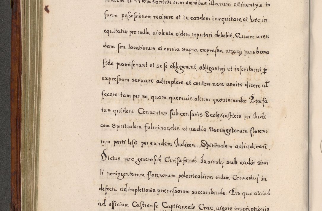 Zdjęcie nr 275 dla obiektu archiwalnego: Acta actorum, obligationum, erectionum, decretorum, rovisionum, instutionum, confirmationum caeterarumque causarum et negotiorum ad forum spirituale pertinentium coram R. D. Georgio S. R. E. Cardinali presbytero Radziwiłł nuncupato, perpetuo administratore episcopatus Cracoviensis et Ducatus Severiensis, duce in Olika et Nieśież, Sacrique Romani Imperii principe ab anno 1597 ad annum 1600 diem 12 Februarii inclusive, etiam sub ansentia eius Cracoviae acticatorum.