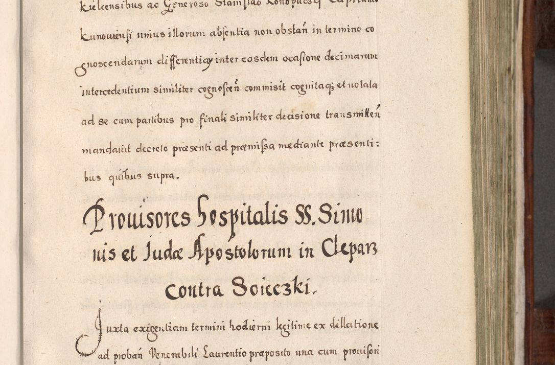 Zdjęcie nr 256 dla obiektu archiwalnego: Acta actorum, obligationum, erectionum, decretorum, rovisionum, instutionum, confirmationum caeterarumque causarum et negotiorum ad forum spirituale pertinentium coram R. D. Georgio S. R. E. Cardinali presbytero Radziwiłł nuncupato, perpetuo administratore episcopatus Cracoviensis et Ducatus Severiensis, duce in Olika et Nieśież, Sacrique Romani Imperii principe ab anno 1597 ad annum 1600 diem 12 Februarii inclusive, etiam sub ansentia eius Cracoviae acticatorum.