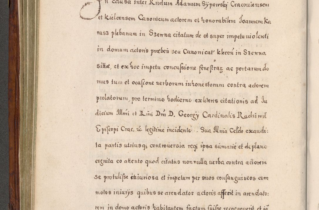 Zdjęcie nr 255 dla obiektu archiwalnego: Acta actorum, obligationum, erectionum, decretorum, rovisionum, instutionum, confirmationum caeterarumque causarum et negotiorum ad forum spirituale pertinentium coram R. D. Georgio S. R. E. Cardinali presbytero Radziwiłł nuncupato, perpetuo administratore episcopatus Cracoviensis et Ducatus Severiensis, duce in Olika et Nieśież, Sacrique Romani Imperii principe ab anno 1597 ad annum 1600 diem 12 Februarii inclusive, etiam sub ansentia eius Cracoviae acticatorum.