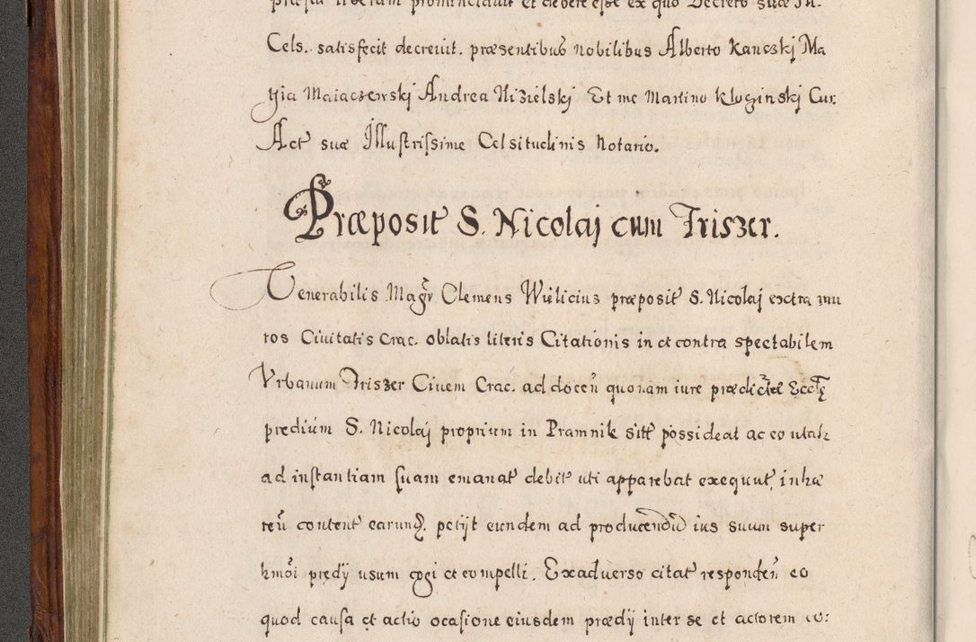 Zdjęcie nr 241 dla obiektu archiwalnego: Acta actorum, obligationum, erectionum, decretorum, rovisionum, instutionum, confirmationum caeterarumque causarum et negotiorum ad forum spirituale pertinentium coram R. D. Georgio S. R. E. Cardinali presbytero Radziwiłł nuncupato, perpetuo administratore episcopatus Cracoviensis et Ducatus Severiensis, duce in Olika et Nieśież, Sacrique Romani Imperii principe ab anno 1597 ad annum 1600 diem 12 Februarii inclusive, etiam sub ansentia eius Cracoviae acticatorum.