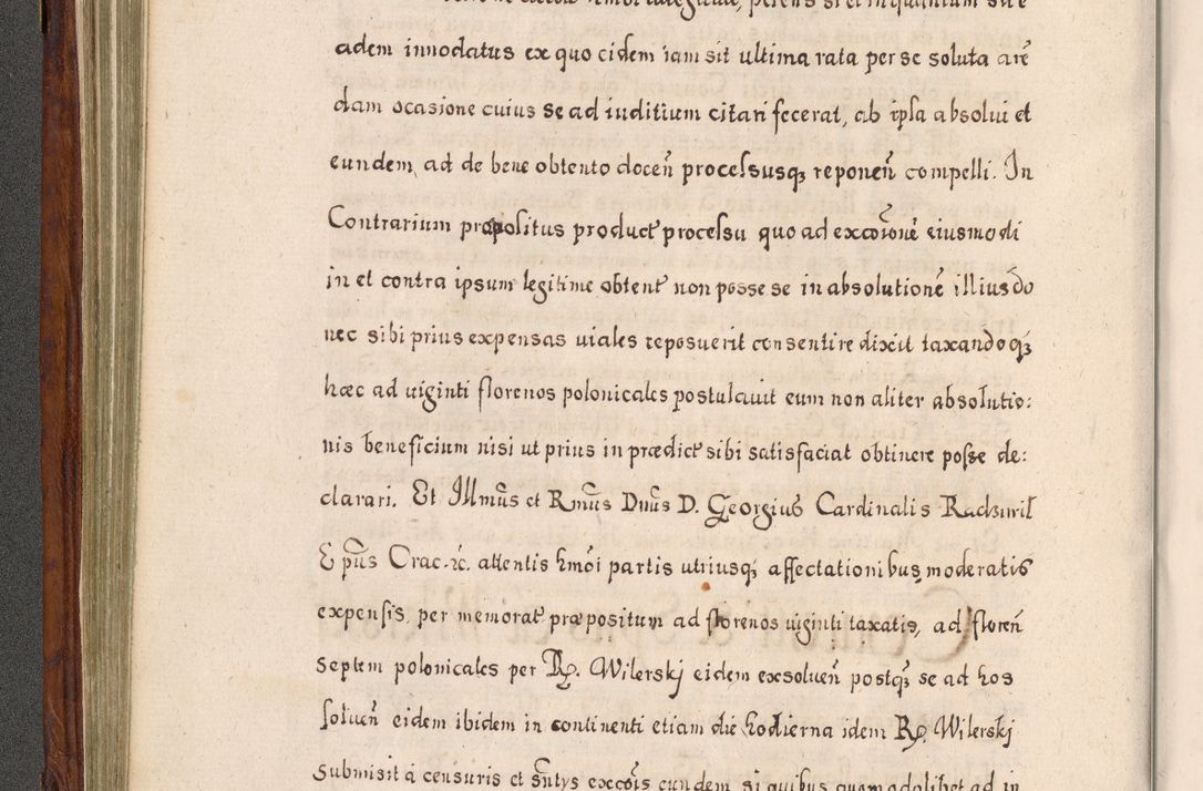 Zdjęcie nr 233 dla obiektu archiwalnego: Acta actorum, obligationum, erectionum, decretorum, rovisionum, instutionum, confirmationum caeterarumque causarum et negotiorum ad forum spirituale pertinentium coram R. D. Georgio S. R. E. Cardinali presbytero Radziwiłł nuncupato, perpetuo administratore episcopatus Cracoviensis et Ducatus Severiensis, duce in Olika et Nieśież, Sacrique Romani Imperii principe ab anno 1597 ad annum 1600 diem 12 Februarii inclusive, etiam sub ansentia eius Cracoviae acticatorum.