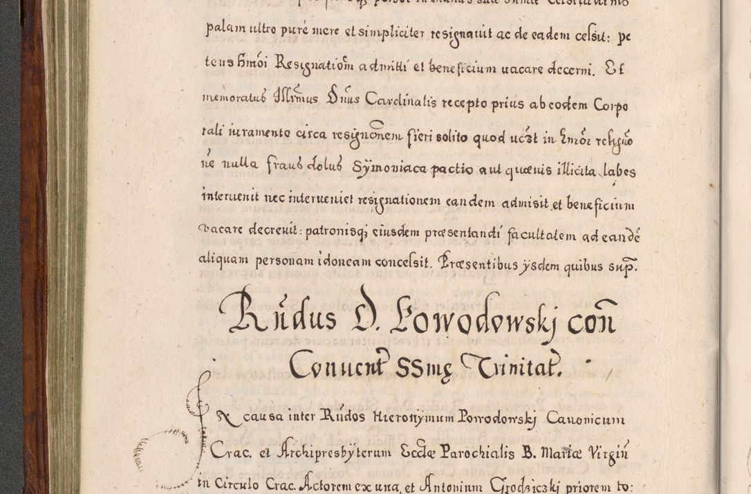 Zdjęcie nr 223 dla obiektu archiwalnego: Acta actorum, obligationum, erectionum, decretorum, rovisionum, instutionum, confirmationum caeterarumque causarum et negotiorum ad forum spirituale pertinentium coram R. D. Georgio S. R. E. Cardinali presbytero Radziwiłł nuncupato, perpetuo administratore episcopatus Cracoviensis et Ducatus Severiensis, duce in Olika et Nieśież, Sacrique Romani Imperii principe ab anno 1597 ad annum 1600 diem 12 Februarii inclusive, etiam sub ansentia eius Cracoviae acticatorum.