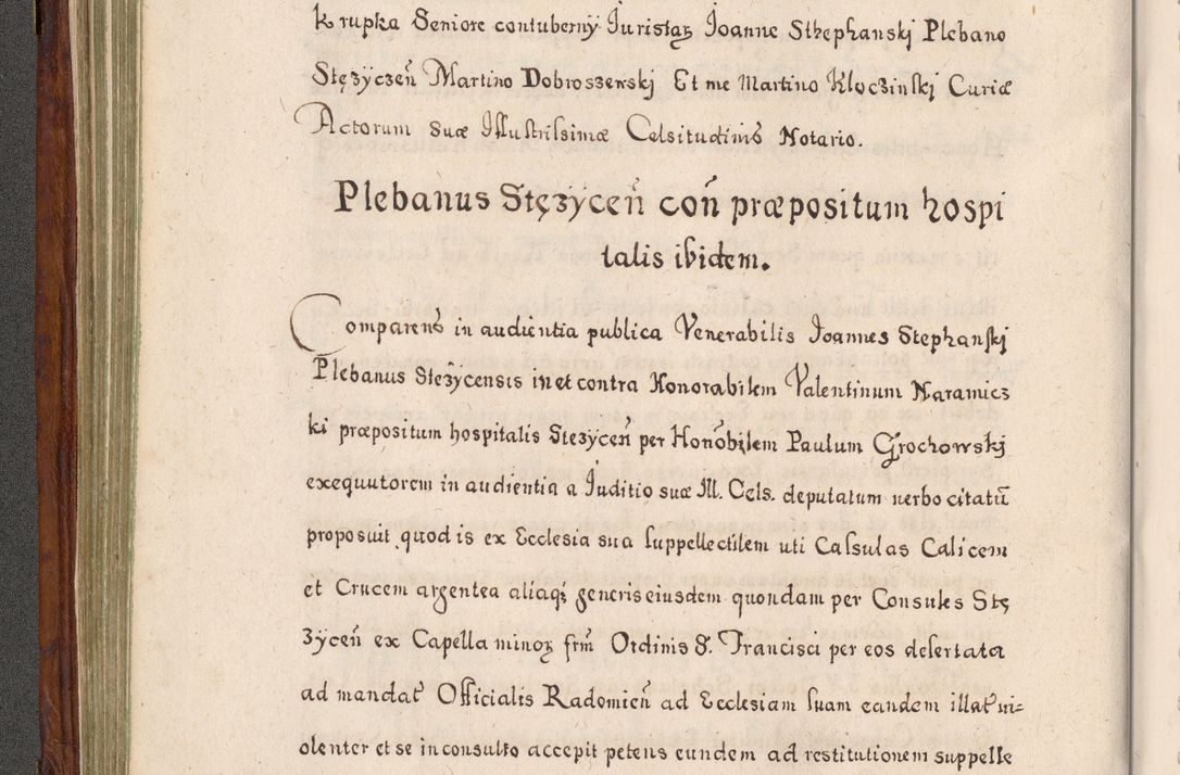 Zdjęcie nr 217 dla obiektu archiwalnego: Acta actorum, obligationum, erectionum, decretorum, rovisionum, instutionum, confirmationum caeterarumque causarum et negotiorum ad forum spirituale pertinentium coram R. D. Georgio S. R. E. Cardinali presbytero Radziwiłł nuncupato, perpetuo administratore episcopatus Cracoviensis et Ducatus Severiensis, duce in Olika et Nieśież, Sacrique Romani Imperii principe ab anno 1597 ad annum 1600 diem 12 Februarii inclusive, etiam sub ansentia eius Cracoviae acticatorum.