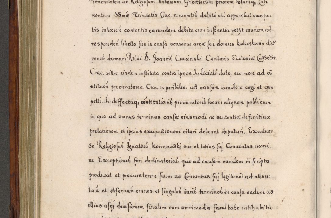 Zdjęcie nr 409 dla obiektu archiwalnego: Acta actorum, obligationum, erectionum, decretorum, rovisionum, instutionum, confirmationum caeterarumque causarum et negotiorum ad forum spirituale pertinentium coram R. D. Georgio S. R. E. Cardinali presbytero Radziwiłł nuncupato, perpetuo administratore episcopatus Cracoviensis et Ducatus Severiensis, duce in Olika et Nieśież, Sacrique Romani Imperii principe ab anno 1597 ad annum 1600 diem 12 Februarii inclusive, etiam sub ansentia eius Cracoviae acticatorum.