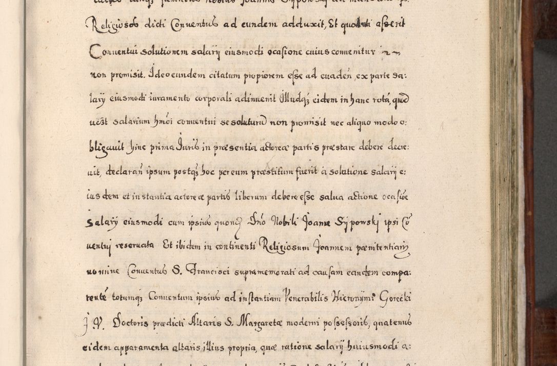 Zdjęcie nr 408 dla obiektu archiwalnego: Acta actorum, obligationum, erectionum, decretorum, rovisionum, instutionum, confirmationum caeterarumque causarum et negotiorum ad forum spirituale pertinentium coram R. D. Georgio S. R. E. Cardinali presbytero Radziwiłł nuncupato, perpetuo administratore episcopatus Cracoviensis et Ducatus Severiensis, duce in Olika et Nieśież, Sacrique Romani Imperii principe ab anno 1597 ad annum 1600 diem 12 Februarii inclusive, etiam sub ansentia eius Cracoviae acticatorum.