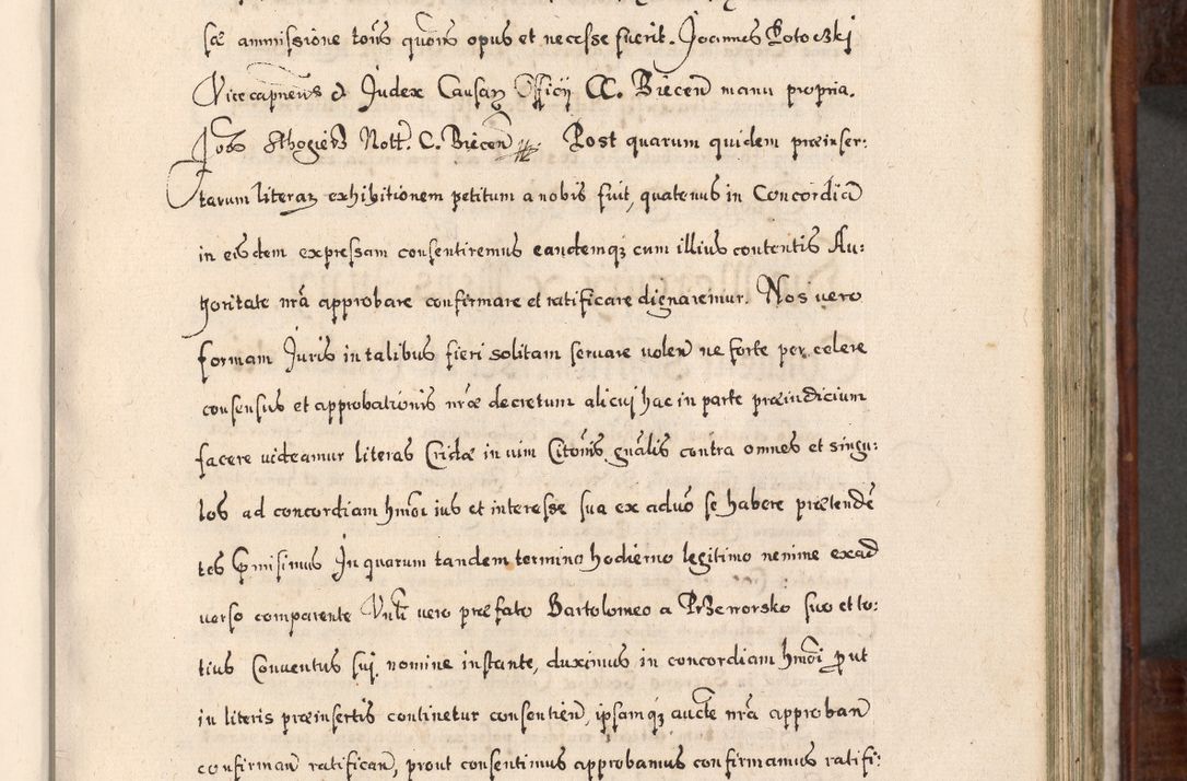 Zdjęcie nr 406 dla obiektu archiwalnego: Acta actorum, obligationum, erectionum, decretorum, rovisionum, instutionum, confirmationum caeterarumque causarum et negotiorum ad forum spirituale pertinentium coram R. D. Georgio S. R. E. Cardinali presbytero Radziwiłł nuncupato, perpetuo administratore episcopatus Cracoviensis et Ducatus Severiensis, duce in Olika et Nieśież, Sacrique Romani Imperii principe ab anno 1597 ad annum 1600 diem 12 Februarii inclusive, etiam sub ansentia eius Cracoviae acticatorum.