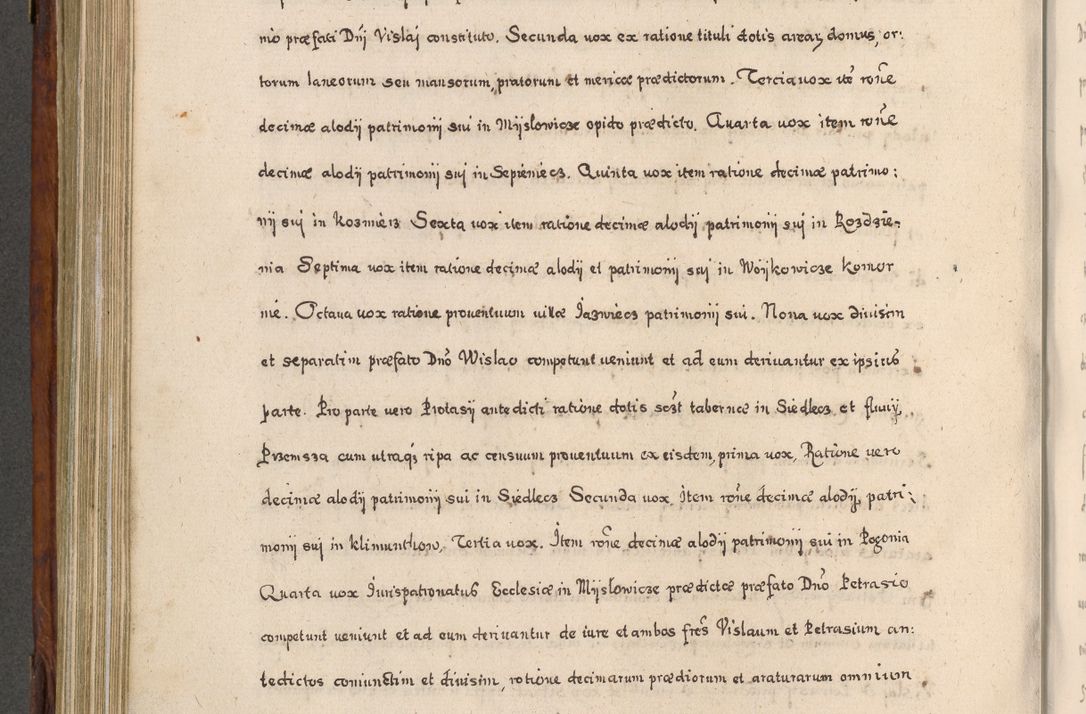 Zdjęcie nr 591 dla obiektu archiwalnego: Acta actorum, obligationum, erectionum, decretorum, rovisionum, instutionum, confirmationum caeterarumque causarum et negotiorum ad forum spirituale pertinentium coram R. D. Georgio S. R. E. Cardinali presbytero Radziwiłł nuncupato, perpetuo administratore episcopatus Cracoviensis et Ducatus Severiensis, duce in Olika et Nieśież, Sacrique Romani Imperii principe ab anno 1597 ad annum 1600 diem 12 Februarii inclusive, etiam sub ansentia eius Cracoviae acticatorum.