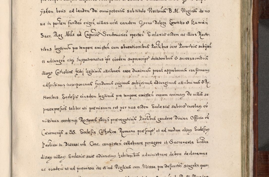 Zdjęcie nr 586 dla obiektu archiwalnego: Acta actorum, obligationum, erectionum, decretorum, rovisionum, instutionum, confirmationum caeterarumque causarum et negotiorum ad forum spirituale pertinentium coram R. D. Georgio S. R. E. Cardinali presbytero Radziwiłł nuncupato, perpetuo administratore episcopatus Cracoviensis et Ducatus Severiensis, duce in Olika et Nieśież, Sacrique Romani Imperii principe ab anno 1597 ad annum 1600 diem 12 Februarii inclusive, etiam sub ansentia eius Cracoviae acticatorum.