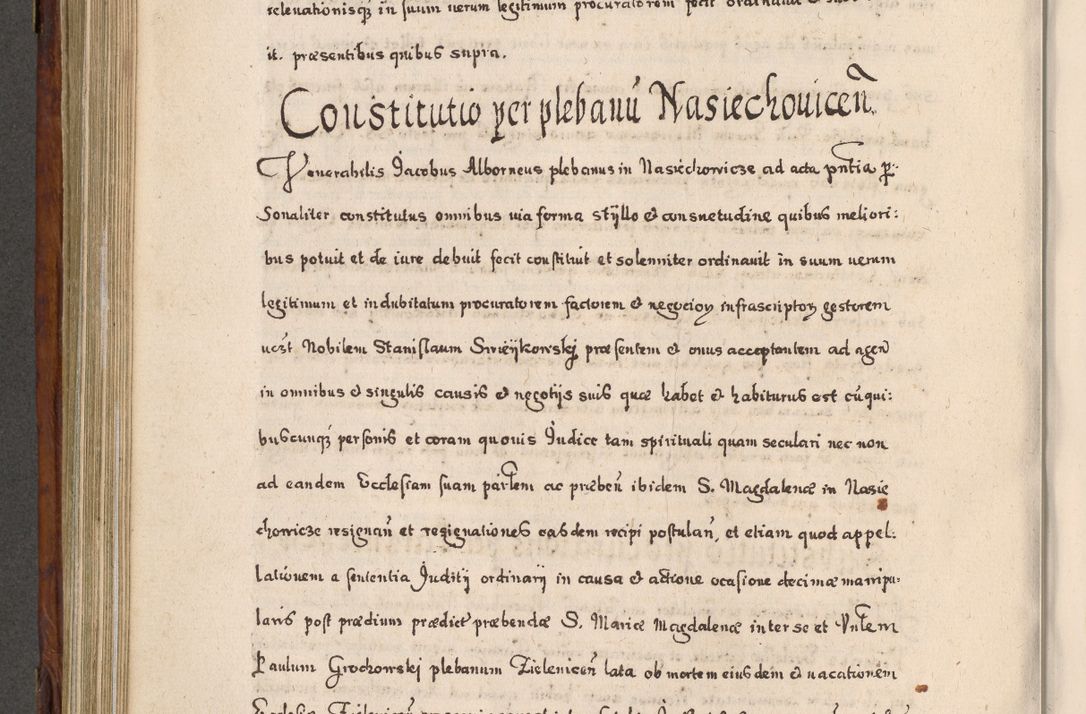 Zdjęcie nr 569 dla obiektu archiwalnego: Acta actorum, obligationum, erectionum, decretorum, rovisionum, instutionum, confirmationum caeterarumque causarum et negotiorum ad forum spirituale pertinentium coram R. D. Georgio S. R. E. Cardinali presbytero Radziwiłł nuncupato, perpetuo administratore episcopatus Cracoviensis et Ducatus Severiensis, duce in Olika et Nieśież, Sacrique Romani Imperii principe ab anno 1597 ad annum 1600 diem 12 Februarii inclusive, etiam sub ansentia eius Cracoviae acticatorum.