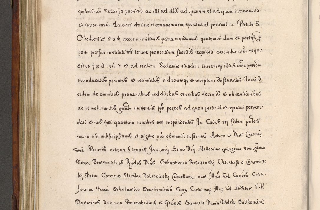 Zdjęcie nr 563 dla obiektu archiwalnego: Acta actorum, obligationum, erectionum, decretorum, rovisionum, instutionum, confirmationum caeterarumque causarum et negotiorum ad forum spirituale pertinentium coram R. D. Georgio S. R. E. Cardinali presbytero Radziwiłł nuncupato, perpetuo administratore episcopatus Cracoviensis et Ducatus Severiensis, duce in Olika et Nieśież, Sacrique Romani Imperii principe ab anno 1597 ad annum 1600 diem 12 Februarii inclusive, etiam sub ansentia eius Cracoviae acticatorum.
