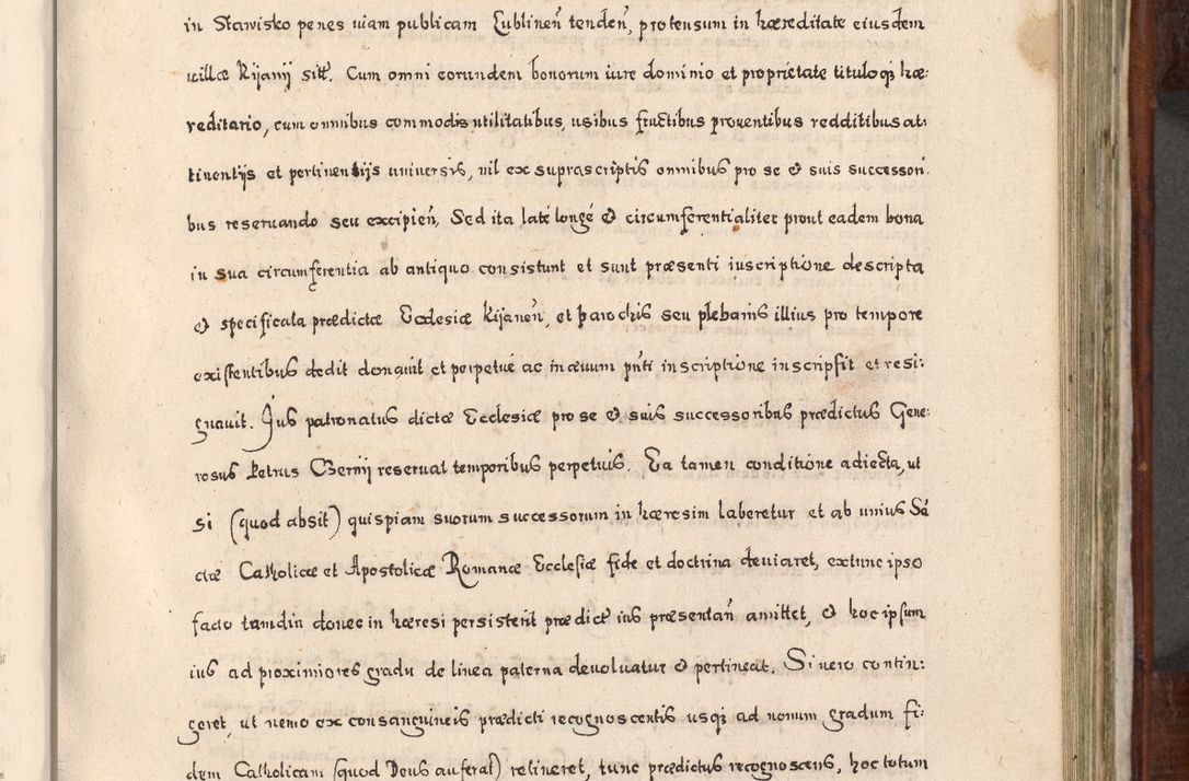 Zdjęcie nr 560 dla obiektu archiwalnego: Acta actorum, obligationum, erectionum, decretorum, rovisionum, instutionum, confirmationum caeterarumque causarum et negotiorum ad forum spirituale pertinentium coram R. D. Georgio S. R. E. Cardinali presbytero Radziwiłł nuncupato, perpetuo administratore episcopatus Cracoviensis et Ducatus Severiensis, duce in Olika et Nieśież, Sacrique Romani Imperii principe ab anno 1597 ad annum 1600 diem 12 Februarii inclusive, etiam sub ansentia eius Cracoviae acticatorum.