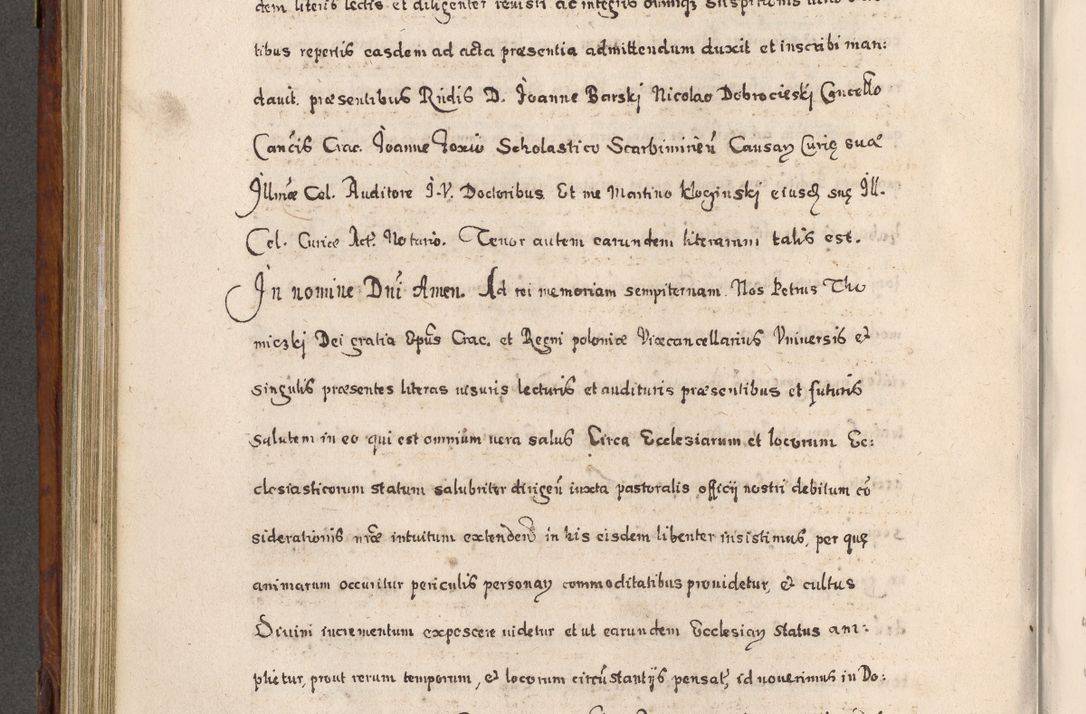 Zdjęcie nr 543 dla obiektu archiwalnego: Acta actorum, obligationum, erectionum, decretorum, rovisionum, instutionum, confirmationum caeterarumque causarum et negotiorum ad forum spirituale pertinentium coram R. D. Georgio S. R. E. Cardinali presbytero Radziwiłł nuncupato, perpetuo administratore episcopatus Cracoviensis et Ducatus Severiensis, duce in Olika et Nieśież, Sacrique Romani Imperii principe ab anno 1597 ad annum 1600 diem 12 Februarii inclusive, etiam sub ansentia eius Cracoviae acticatorum.