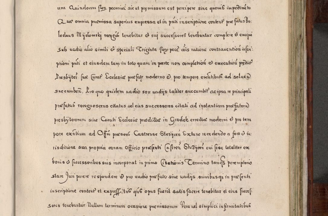 Zdjęcie nr 524 dla obiektu archiwalnego: Acta actorum, obligationum, erectionum, decretorum, rovisionum, instutionum, confirmationum caeterarumque causarum et negotiorum ad forum spirituale pertinentium coram R. D. Georgio S. R. E. Cardinali presbytero Radziwiłł nuncupato, perpetuo administratore episcopatus Cracoviensis et Ducatus Severiensis, duce in Olika et Nieśież, Sacrique Romani Imperii principe ab anno 1597 ad annum 1600 diem 12 Februarii inclusive, etiam sub ansentia eius Cracoviae acticatorum.