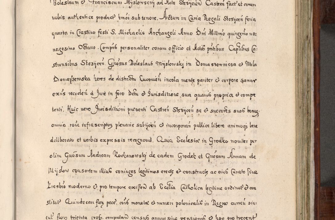 Zdjęcie nr 522 dla obiektu archiwalnego: Acta actorum, obligationum, erectionum, decretorum, rovisionum, instutionum, confirmationum caeterarumque causarum et negotiorum ad forum spirituale pertinentium coram R. D. Georgio S. R. E. Cardinali presbytero Radziwiłł nuncupato, perpetuo administratore episcopatus Cracoviensis et Ducatus Severiensis, duce in Olika et Nieśież, Sacrique Romani Imperii principe ab anno 1597 ad annum 1600 diem 12 Februarii inclusive, etiam sub ansentia eius Cracoviae acticatorum.