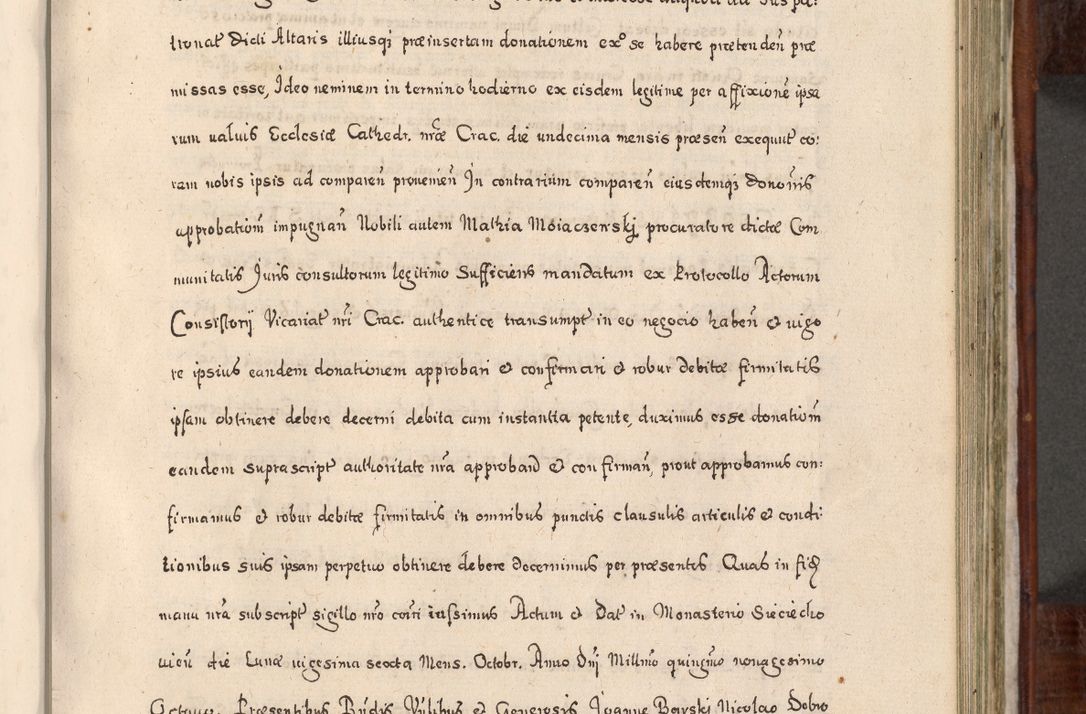 Zdjęcie nr 520 dla obiektu archiwalnego: Acta actorum, obligationum, erectionum, decretorum, rovisionum, instutionum, confirmationum caeterarumque causarum et negotiorum ad forum spirituale pertinentium coram R. D. Georgio S. R. E. Cardinali presbytero Radziwiłł nuncupato, perpetuo administratore episcopatus Cracoviensis et Ducatus Severiensis, duce in Olika et Nieśież, Sacrique Romani Imperii principe ab anno 1597 ad annum 1600 diem 12 Februarii inclusive, etiam sub ansentia eius Cracoviae acticatorum.