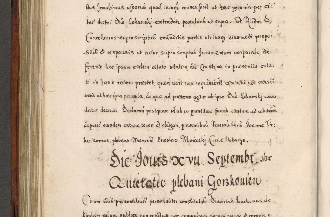 Zdjęcie nr 503 dla obiektu archiwalnego: Acta actorum, obligationum, erectionum, decretorum, rovisionum, instutionum, confirmationum caeterarumque causarum et negotiorum ad forum spirituale pertinentium coram R. D. Georgio S. R. E. Cardinali presbytero Radziwiłł nuncupato, perpetuo administratore episcopatus Cracoviensis et Ducatus Severiensis, duce in Olika et Nieśież, Sacrique Romani Imperii principe ab anno 1597 ad annum 1600 diem 12 Februarii inclusive, etiam sub ansentia eius Cracoviae acticatorum.