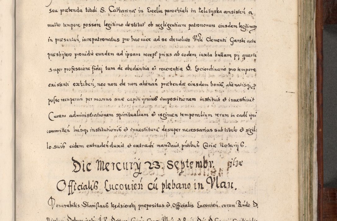 Zdjęcie nr 504 dla obiektu archiwalnego: Acta actorum, obligationum, erectionum, decretorum, rovisionum, instutionum, confirmationum caeterarumque causarum et negotiorum ad forum spirituale pertinentium coram R. D. Georgio S. R. E. Cardinali presbytero Radziwiłł nuncupato, perpetuo administratore episcopatus Cracoviensis et Ducatus Severiensis, duce in Olika et Nieśież, Sacrique Romani Imperii principe ab anno 1597 ad annum 1600 diem 12 Februarii inclusive, etiam sub ansentia eius Cracoviae acticatorum.