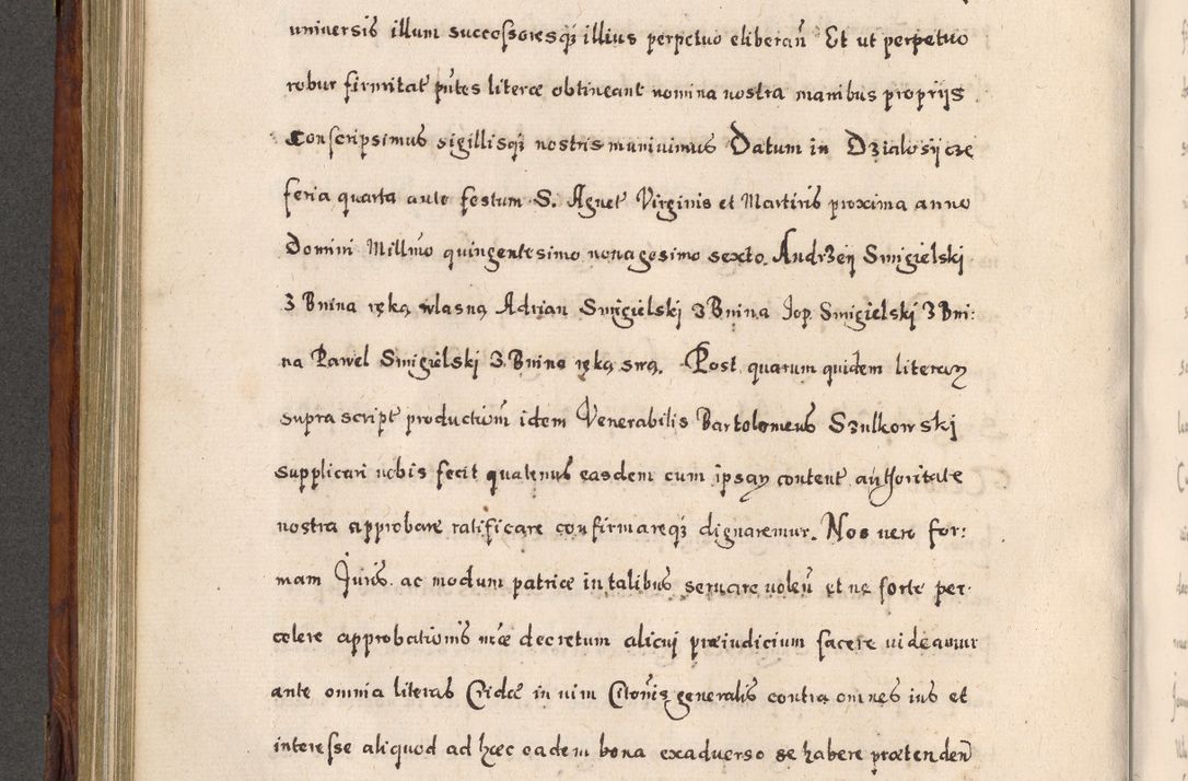 Zdjęcie nr 451 dla obiektu archiwalnego: Acta actorum, obligationum, erectionum, decretorum, rovisionum, instutionum, confirmationum caeterarumque causarum et negotiorum ad forum spirituale pertinentium coram R. D. Georgio S. R. E. Cardinali presbytero Radziwiłł nuncupato, perpetuo administratore episcopatus Cracoviensis et Ducatus Severiensis, duce in Olika et Nieśież, Sacrique Romani Imperii principe ab anno 1597 ad annum 1600 diem 12 Februarii inclusive, etiam sub ansentia eius Cracoviae acticatorum.