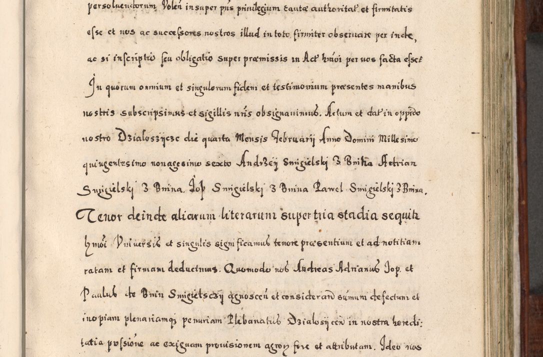 Zdjęcie nr 450 dla obiektu archiwalnego: Acta actorum, obligationum, erectionum, decretorum, rovisionum, instutionum, confirmationum caeterarumque causarum et negotiorum ad forum spirituale pertinentium coram R. D. Georgio S. R. E. Cardinali presbytero Radziwiłł nuncupato, perpetuo administratore episcopatus Cracoviensis et Ducatus Severiensis, duce in Olika et Nieśież, Sacrique Romani Imperii principe ab anno 1597 ad annum 1600 diem 12 Februarii inclusive, etiam sub ansentia eius Cracoviae acticatorum.