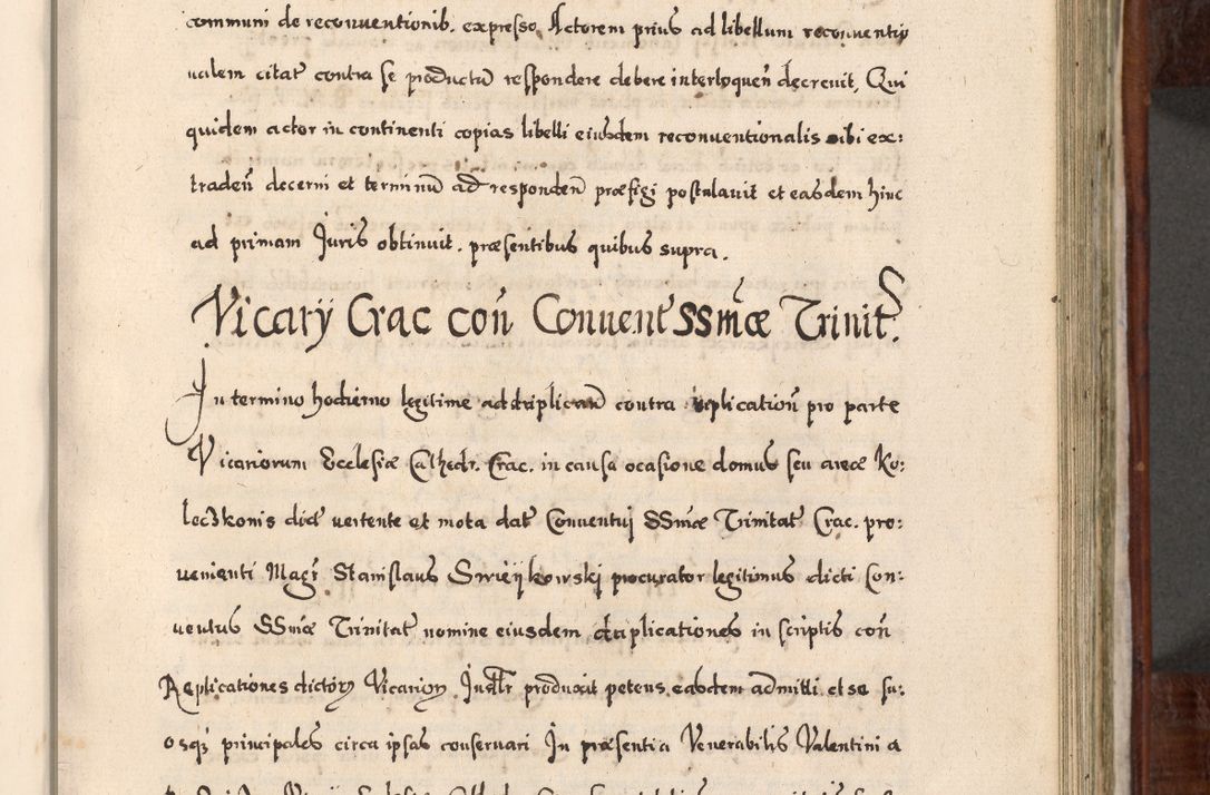 Zdjęcie nr 440 dla obiektu archiwalnego: Acta actorum, obligationum, erectionum, decretorum, rovisionum, instutionum, confirmationum caeterarumque causarum et negotiorum ad forum spirituale pertinentium coram R. D. Georgio S. R. E. Cardinali presbytero Radziwiłł nuncupato, perpetuo administratore episcopatus Cracoviensis et Ducatus Severiensis, duce in Olika et Nieśież, Sacrique Romani Imperii principe ab anno 1597 ad annum 1600 diem 12 Februarii inclusive, etiam sub ansentia eius Cracoviae acticatorum.
