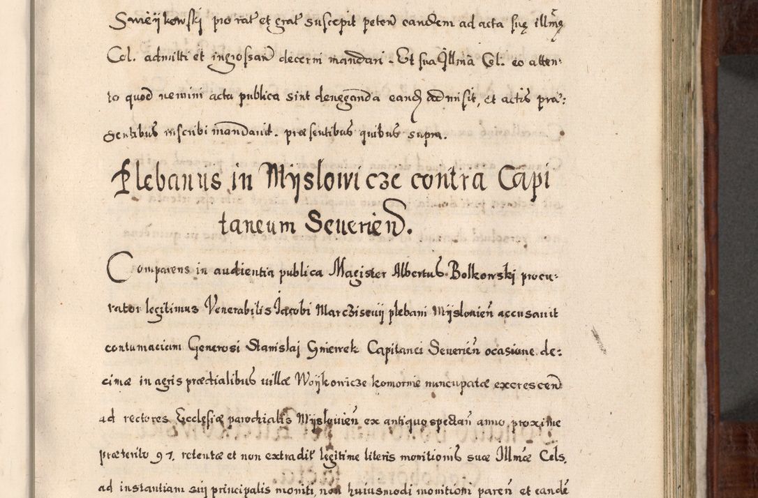 Zdjęcie nr 442 dla obiektu archiwalnego: Acta actorum, obligationum, erectionum, decretorum, rovisionum, instutionum, confirmationum caeterarumque causarum et negotiorum ad forum spirituale pertinentium coram R. D. Georgio S. R. E. Cardinali presbytero Radziwiłł nuncupato, perpetuo administratore episcopatus Cracoviensis et Ducatus Severiensis, duce in Olika et Nieśież, Sacrique Romani Imperii principe ab anno 1597 ad annum 1600 diem 12 Februarii inclusive, etiam sub ansentia eius Cracoviae acticatorum.