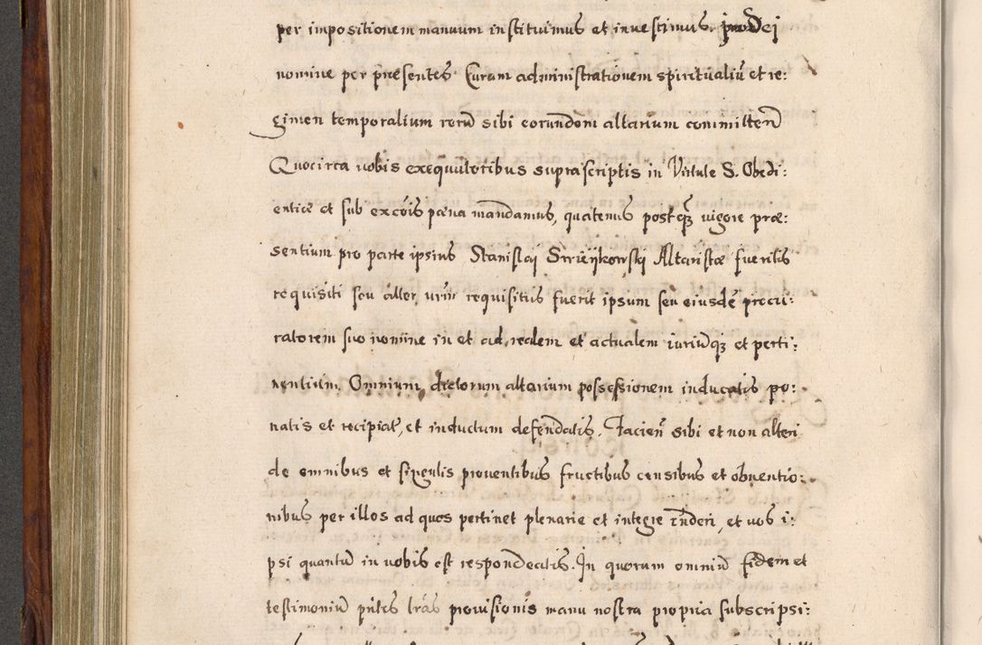 Zdjęcie nr 435 dla obiektu archiwalnego: Acta actorum, obligationum, erectionum, decretorum, rovisionum, instutionum, confirmationum caeterarumque causarum et negotiorum ad forum spirituale pertinentium coram R. D. Georgio S. R. E. Cardinali presbytero Radziwiłł nuncupato, perpetuo administratore episcopatus Cracoviensis et Ducatus Severiensis, duce in Olika et Nieśież, Sacrique Romani Imperii principe ab anno 1597 ad annum 1600 diem 12 Februarii inclusive, etiam sub ansentia eius Cracoviae acticatorum.