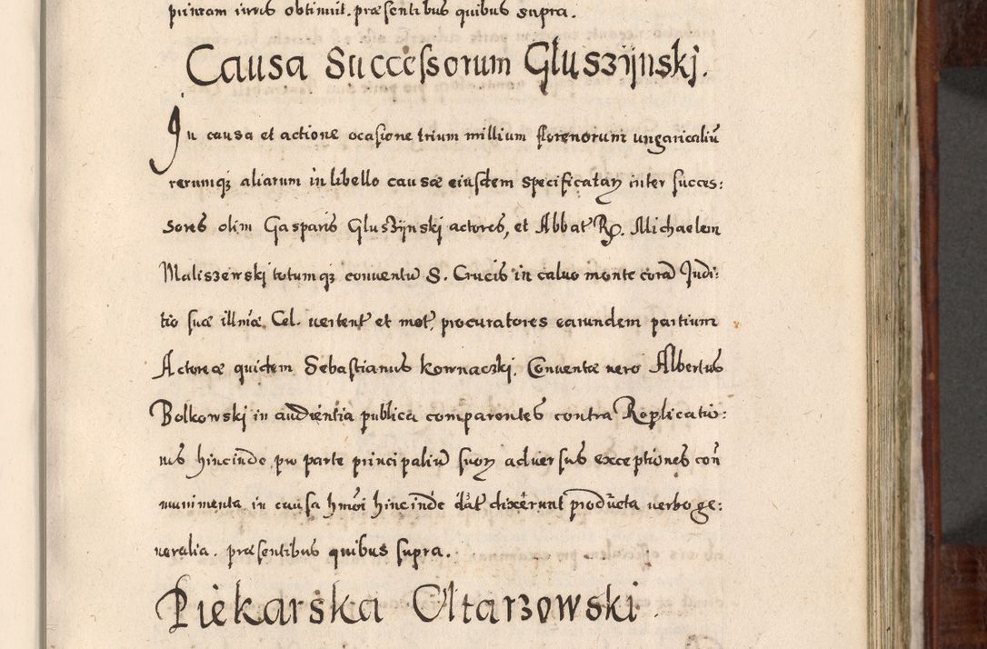 Zdjęcie nr 432 dla obiektu archiwalnego: Acta actorum, obligationum, erectionum, decretorum, rovisionum, instutionum, confirmationum caeterarumque causarum et negotiorum ad forum spirituale pertinentium coram R. D. Georgio S. R. E. Cardinali presbytero Radziwiłł nuncupato, perpetuo administratore episcopatus Cracoviensis et Ducatus Severiensis, duce in Olika et Nieśież, Sacrique Romani Imperii principe ab anno 1597 ad annum 1600 diem 12 Februarii inclusive, etiam sub ansentia eius Cracoviae acticatorum.