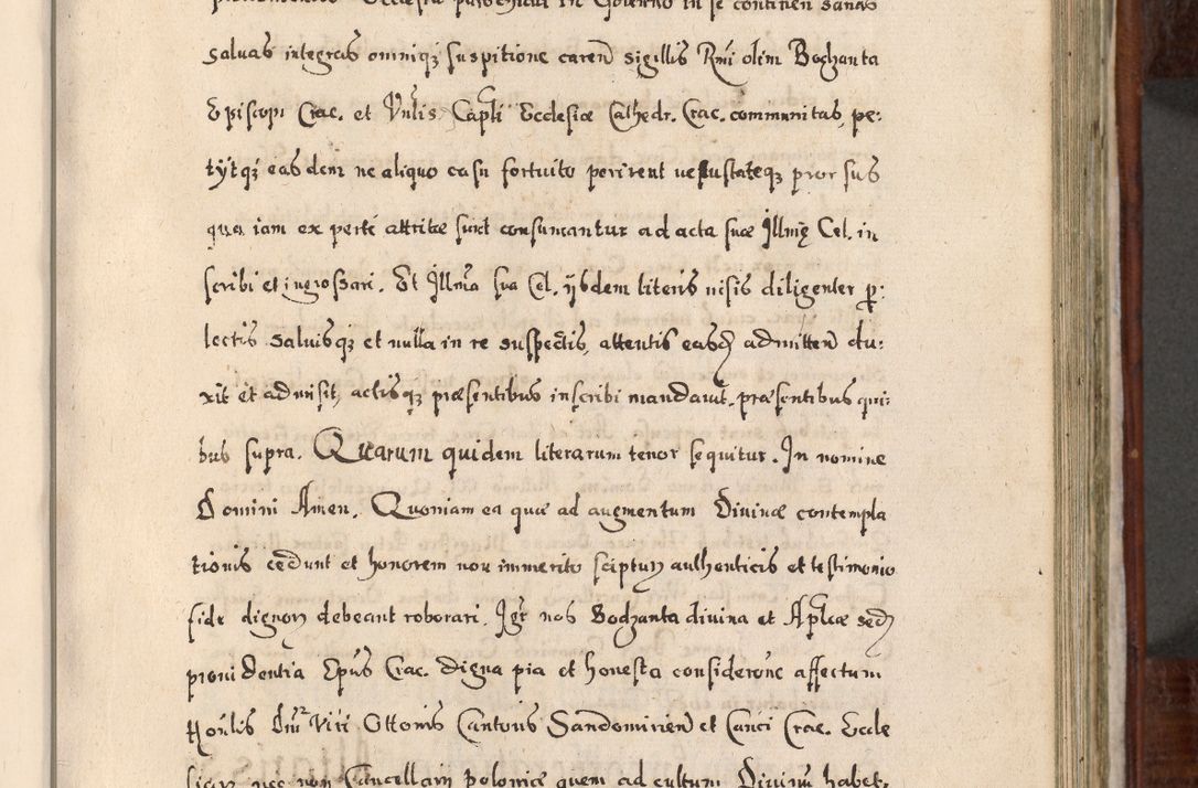 Zdjęcie nr 426 dla obiektu archiwalnego: Acta actorum, obligationum, erectionum, decretorum, rovisionum, instutionum, confirmationum caeterarumque causarum et negotiorum ad forum spirituale pertinentium coram R. D. Georgio S. R. E. Cardinali presbytero Radziwiłł nuncupato, perpetuo administratore episcopatus Cracoviensis et Ducatus Severiensis, duce in Olika et Nieśież, Sacrique Romani Imperii principe ab anno 1597 ad annum 1600 diem 12 Februarii inclusive, etiam sub ansentia eius Cracoviae acticatorum.