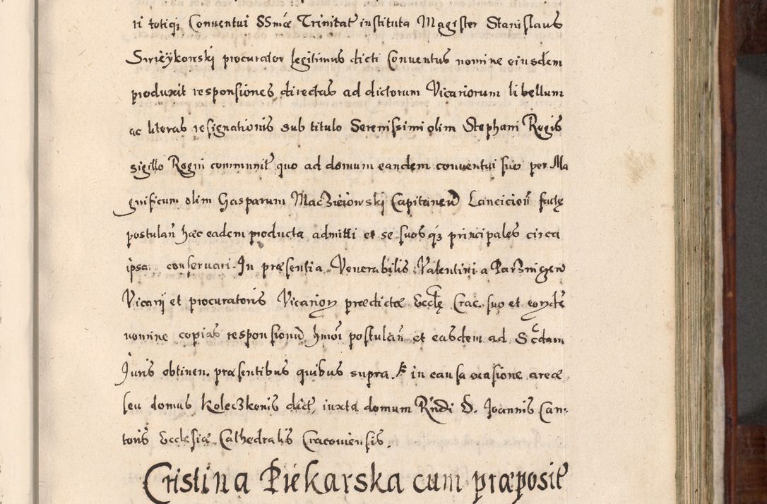 Zdjęcie nr 418 dla obiektu archiwalnego: Acta actorum, obligationum, erectionum, decretorum, rovisionum, instutionum, confirmationum caeterarumque causarum et negotiorum ad forum spirituale pertinentium coram R. D. Georgio S. R. E. Cardinali presbytero Radziwiłł nuncupato, perpetuo administratore episcopatus Cracoviensis et Ducatus Severiensis, duce in Olika et Nieśież, Sacrique Romani Imperii principe ab anno 1597 ad annum 1600 diem 12 Februarii inclusive, etiam sub ansentia eius Cracoviae acticatorum.