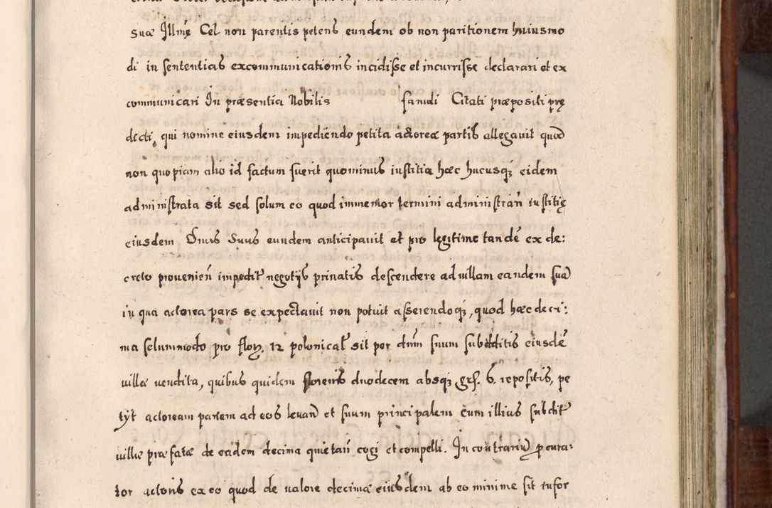 Zdjęcie nr 412 dla obiektu archiwalnego: Acta actorum, obligationum, erectionum, decretorum, rovisionum, instutionum, confirmationum caeterarumque causarum et negotiorum ad forum spirituale pertinentium coram R. D. Georgio S. R. E. Cardinali presbytero Radziwiłł nuncupato, perpetuo administratore episcopatus Cracoviensis et Ducatus Severiensis, duce in Olika et Nieśież, Sacrique Romani Imperii principe ab anno 1597 ad annum 1600 diem 12 Februarii inclusive, etiam sub ansentia eius Cracoviae acticatorum.